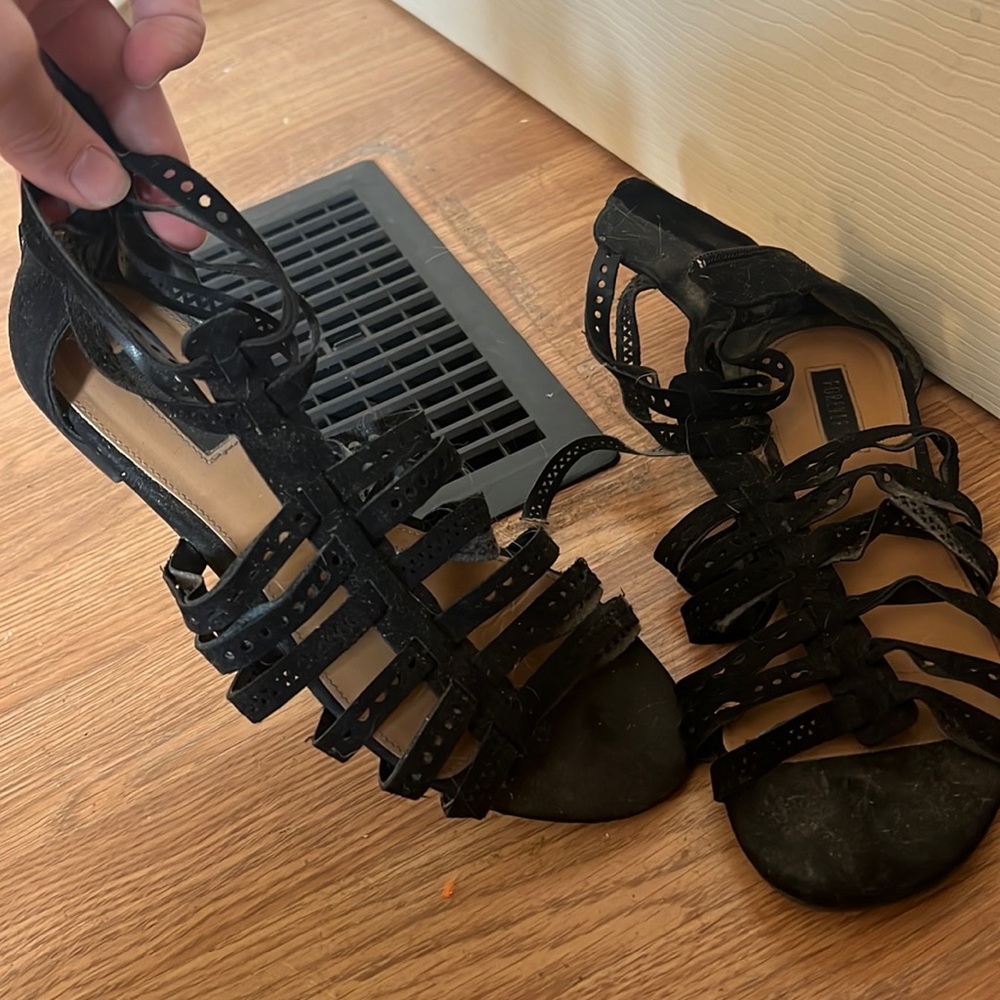 Black Sandals Forever 21 Women’s 7.5